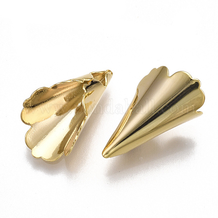 Brass Bead Cones KK-T038-64G-1