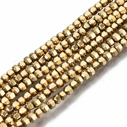 Electroplate Non-magnetic Synthetic Hematite Beads Strands G-T114-46G-1