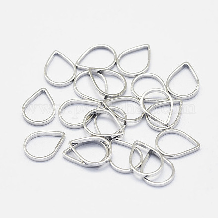 Long-Lasting Plated Brass Linking Rings X-PALLOY-K098-01P-NF-1