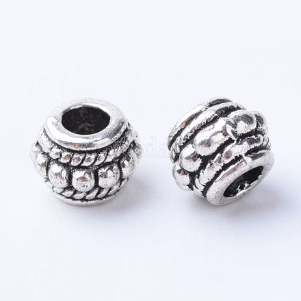 Perles en alliage de style tibétain TIBE-Q063-145AS-NR-1