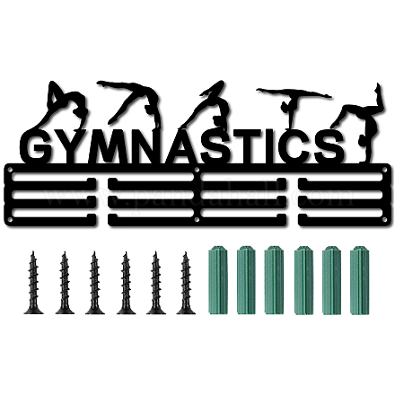 Creatcabin Présentoir à médailles de gymnastique ODIS-WH0021-142-1