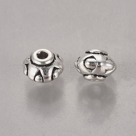 Silber Tibetische Perlen X-AB652-1