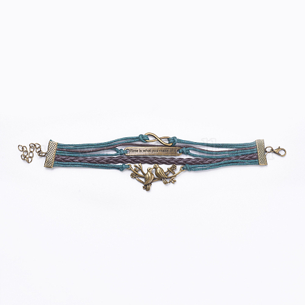 Multi-strand Bracelets BJEW-BB17228-1