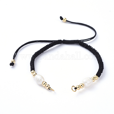 Création de bracelets de corde en nylon tressée AJEW-JB00540-02-1