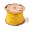Nylon Threads, Yellow, 0.6mm, about 109.36 yards(100m)/roll