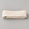 Cotton and Linen Ribbon, Floral White, 1 inch(24mm), about 54.68 Yards(50m)/Roll