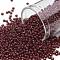 TOHO Round Seed Beads, Japanese Seed Beads, (25D) Silver Lined Garnet, 11/0, 2.2mm, Hole: 0.8mm, about 5555pcs/50g