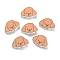 Printed Wood Beads, Dog, Camel, 13.5x19.5x6mm, Hole: 2.5mm