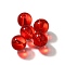 K9 Glass, Imitation Austrian Crystal Beads, Round, FireBrick, 5.5x6mm, Hole: 1.2mm