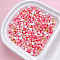 Opaque Acrylic Beads, Rondelle, Hot Pink, 4x3mm, Hole: 1.4mm