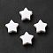 Opaque Acrylic Beads, Star, White, 12x12.5x7mm, Hole: 3.6mm, about 610pcs/332g