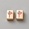 Zinc Alloy Beads, Mahjong, Golden, 9.5x13.5x5.5mm, Hole: 3.5mm