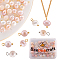 40Pcs 2 Styles Natural Cultured Freshwater Pearl Oval Charms, with Golden Brass Ball Head Pins, Mixed Color, 10~12x5.5~8x4.5~6mm, Hole: 2.3~2.7mm, 20pcs/style