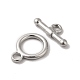 304 Stainless Steel Toggle Clasps X-STAS-H212-19P-2