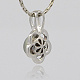 Sterling Silver Pearl Pendants STER-F003-39-2