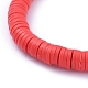Handmade Polymer Clay Heishi Beads Stretch Bracelets BJEW-JB05089-03-3