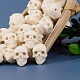 Skull Head Food Grade Silicone Beads PW-WG25871-01-5