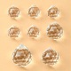 Ciondoli arilico trasparente TACR-YW0001-88-2