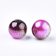 Perles en plastique imitation perles arc-en-abs OACR-Q174-12mm-12-2