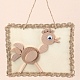 Paquete de materiales hechos a mano de pintura de gallo de diy para padres e hijos DIY-P036-13-1