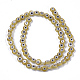 Chapelets de perles vernissées manuelles LAMP-S191-02A-07-1