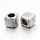 Tibetan Silver Beads Cube AB227-1