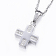 304 Stainless Steel Pendant Necklaces NJEW-G287-07-2