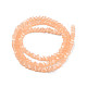 Opaque Solid Color Glass Beads Strands GLAA-N052-01-A06-2