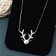 925 Sterling Silver Pendant Necklaces NJEW-BB60510-A-1