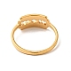 Ионное покрытие (ip) 201 кольцо из нержавеющей стали для женщин RJEW-G266-30G-2
