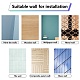 8 hoja 8 estilos pegatinas de pared impermeables de pvc DIY-WH0345-117-4