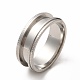 201 кольцо из нержавеющей стали с рифлением для пальцев STAS-P323-10P-1