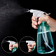 Botellas de chorro de gatillo de plástico transparente AJEW-GA0001-10-7