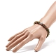 Stretch-Armband mit natürlichen Edelsteinen und Legierungsperlen für Männer und Frauen BJEW-JB08578-3