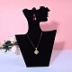 Cardboard Covered with Velvet Necklace & Earring Display Stands ODIS-Q041-04A-01-1