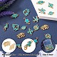 18Pcs 9 Styles Alloy Connector Charms FIND-TA0002-21-5