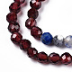 Natural & Synthetic Mixed Gemstone Beads Strands G-D080-A01-02-32-3