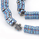 Electroplate Non-magnetic Synthetic Hematite Beads Strands G-T061-134A-3