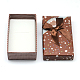 Rectangle with Heart Cardboard Jewelry Ring Boxes CBOX-Q034-17-5