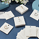 Tarjetas de presentación de anillo de plástico DIY-WH0209-42-2
