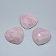 Natural rosa de cabuchones de cuarzo G-F656-03-1
