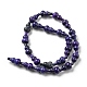 Chapelets de perles en lapis-lazuli naturel G-C039-A06-3