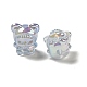 Placage uv perles acryliques irisées arc-en-ciel PACR-M002-01-3