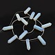 Opalite Pointed Pendant Beads Strands G-G625-15-2