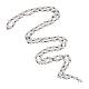 Perlas de cristal redondas hechas a mano cadenas para hacer collares pulseras AJEW-JB00035-02-2
