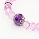 Lovely Crystal Beads Stretch Bracelets BJEW-F058-06-2