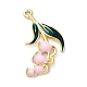 Pendentifs d'émail en alliage&nbsp;ENAM-U001-04F-G-1