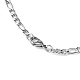 Figaro Chain Necklace for Men NJEW-F027-03-1mm-2