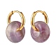 Natural Amethyst Chip Beads Jewelry Set SJEW-JS01223-01-8