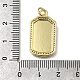 Латунные микро проложить кубического циркония подвески X-KK-C090-16G-3